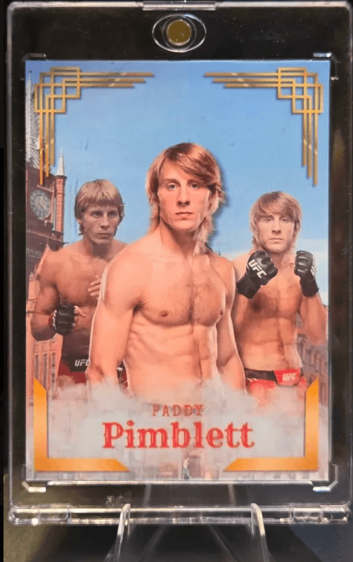 Paddy Pimblett Gold custom card