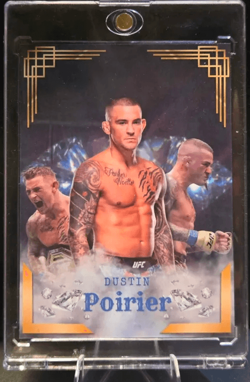 Dustin Poirier Gold custom card
