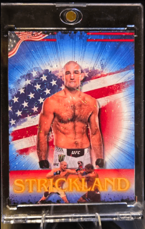 Sean Strickland Chrome custom card